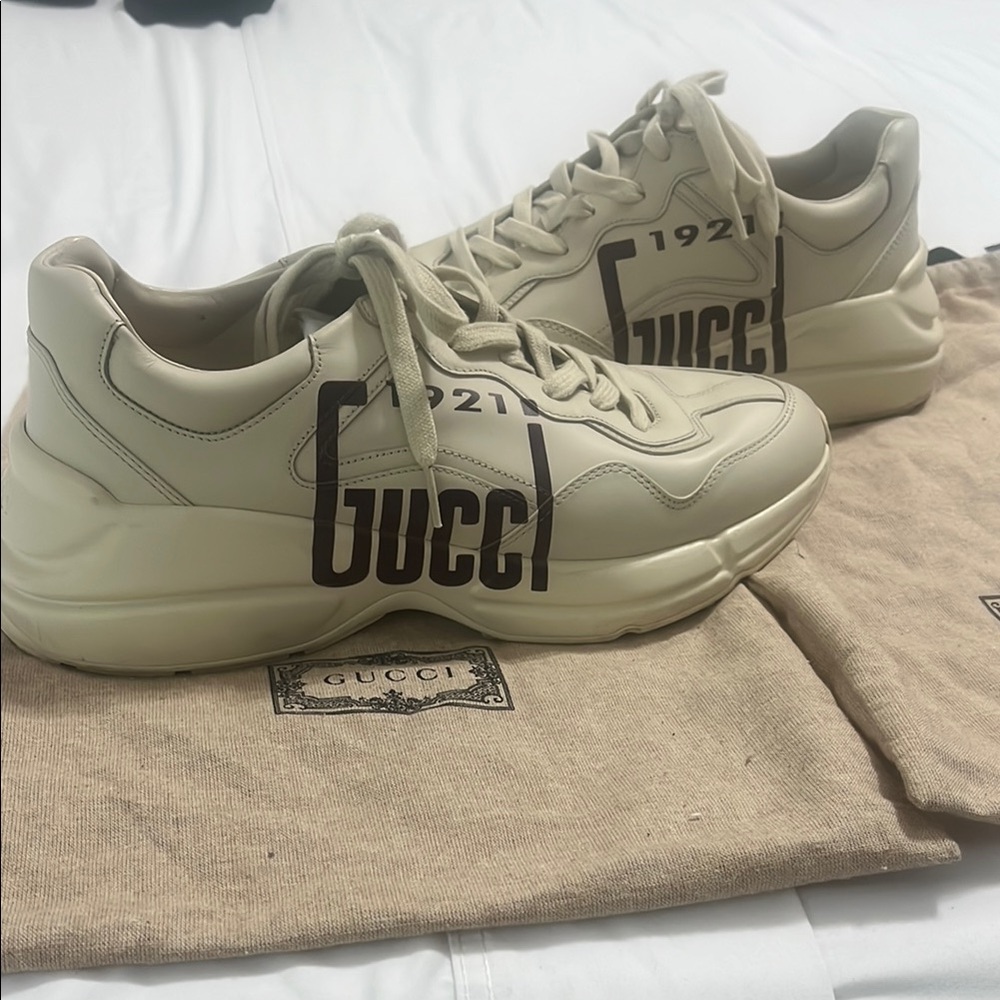 Gucci Cream Men's Sneakers